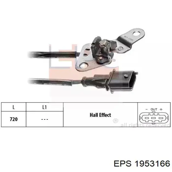 XS2E6B288AA Ford sensor de posición del árbol de levas