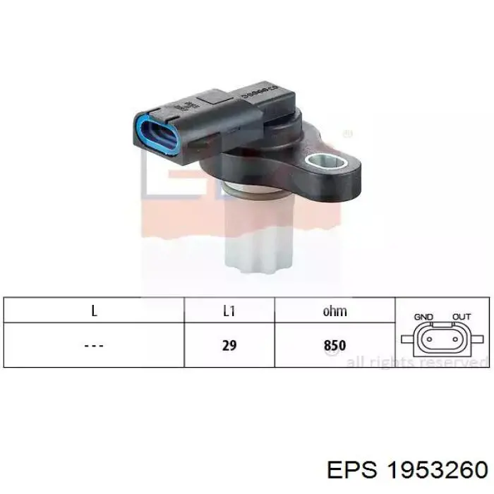 Sensor ckp Metzger 0902361