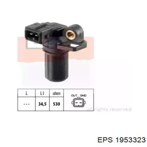 1.953.323 EPS sensor de cigüeñal