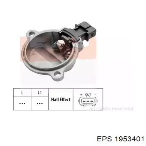 Sensor de árbol de levas EPS 1953401 precio, desde 41,49 EUR