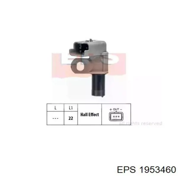 Comprar 1953460 EPS Sensor de posición del árbol de levas