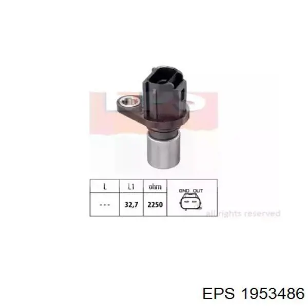 Sensor de árbol de levas EPS 1953486 precio, desde 10,27 EUR