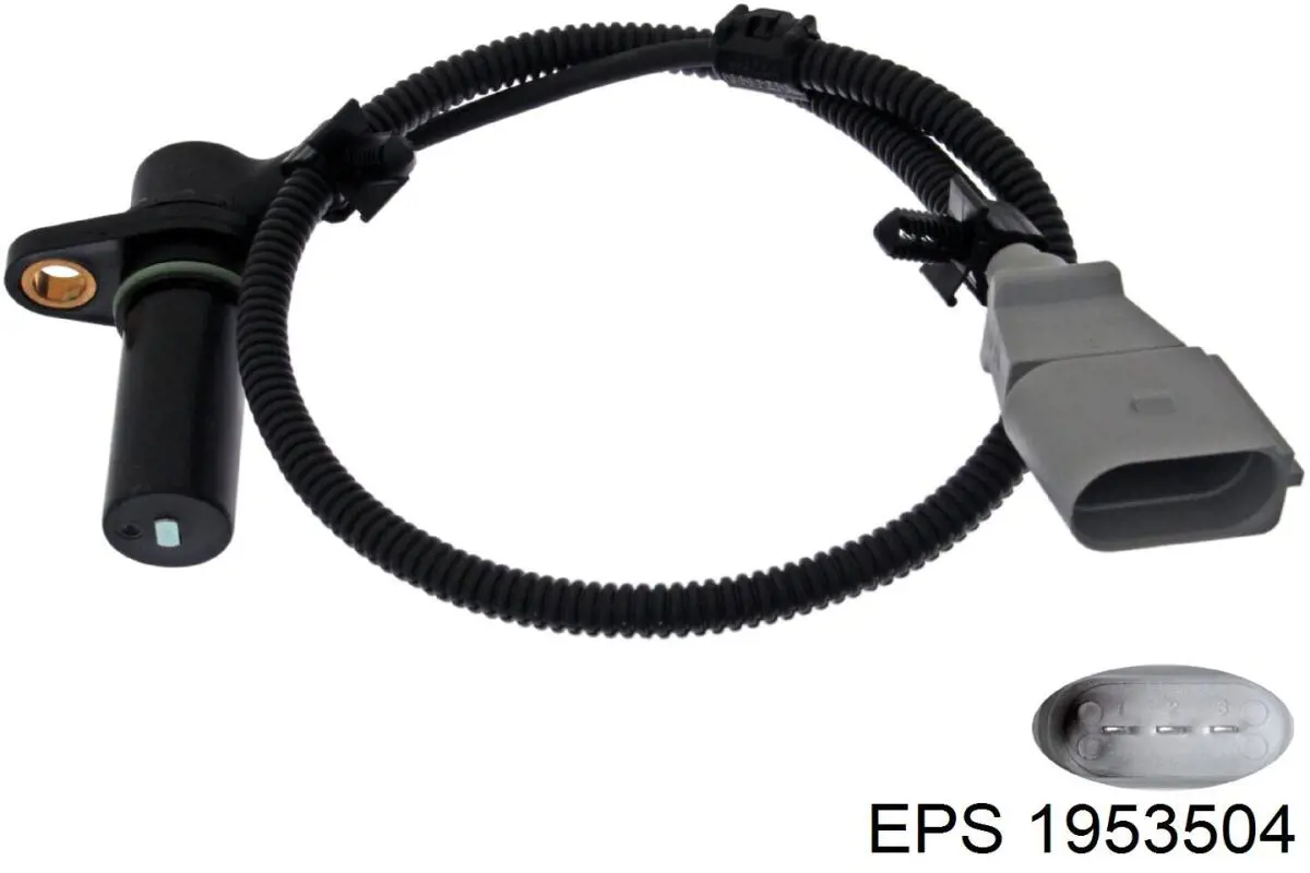 Sensor de cigüeñal 38957147F VAG