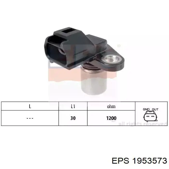 Sensor de árbol de levas EPS 1953573 precio, desde 34,11 EUR