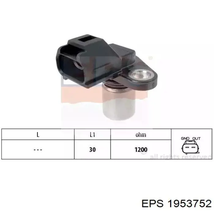 23731AL610 Nissan/Infiniti Sensor posición arbol de levas