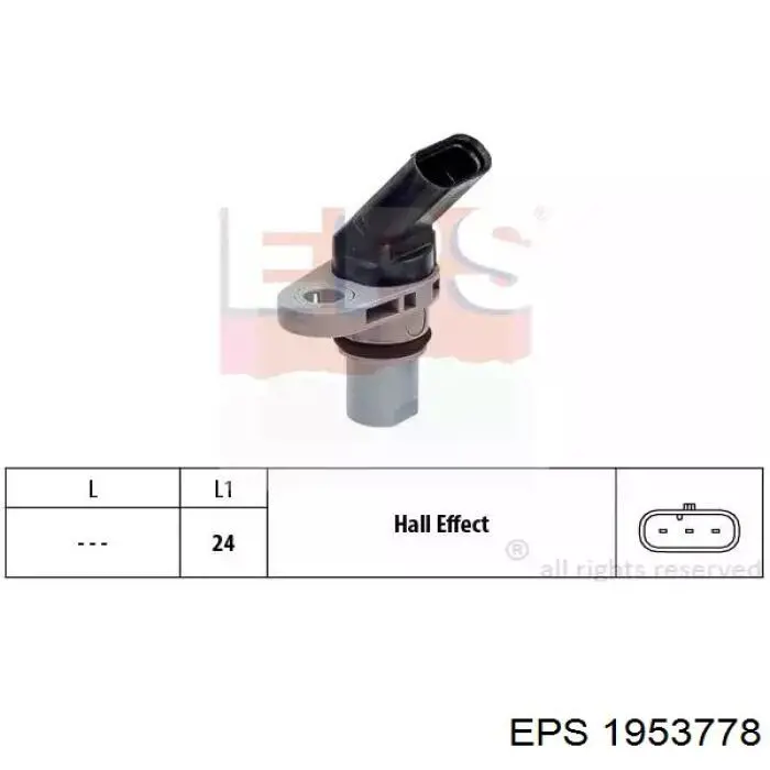 1.953.778 EPS sensor de velocidad