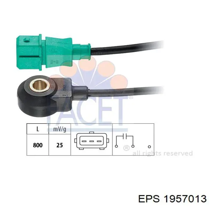 1.957.013 EPS sensor de detonaciones