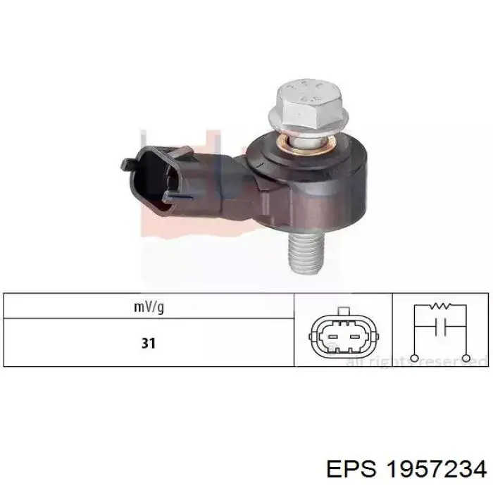 Comprar 6PG013114101 HELLA Sensor de detonacion