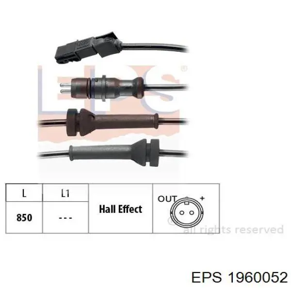 1.960.052 EPS sensor abs trasero