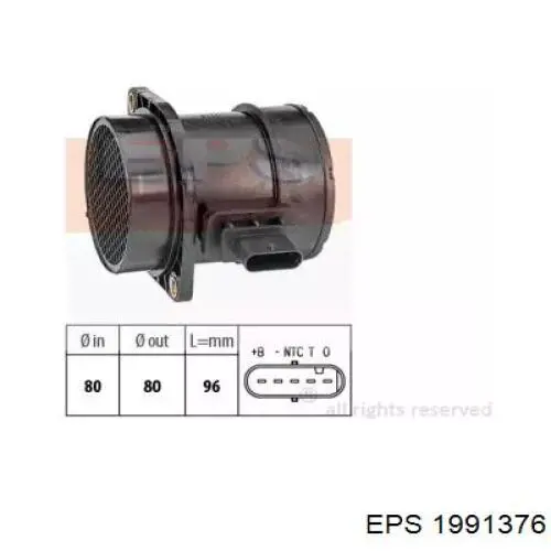 Sensor MAF Hyundai/Kia 281002721