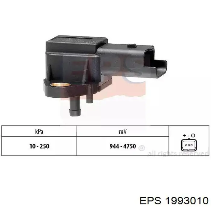 Comprar 1993010 EPS Sensor de presión del colector de admisión