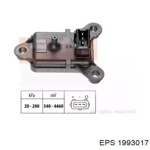 Comprar 1638311 Ford Sensor de presión del colector de admisión