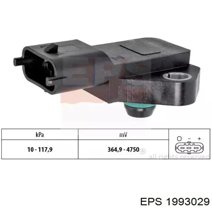 Sensor, presión colector de admisión  VAG 46130385 precio, desde 35,58 EUR