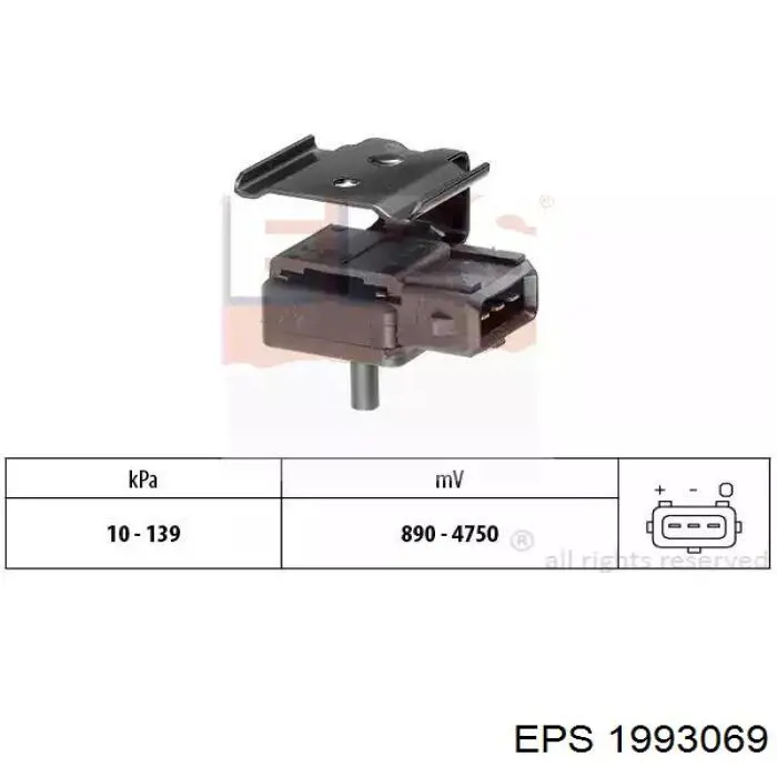 Comprar PS10169 Delphi Sensor de presión del colector de admisión