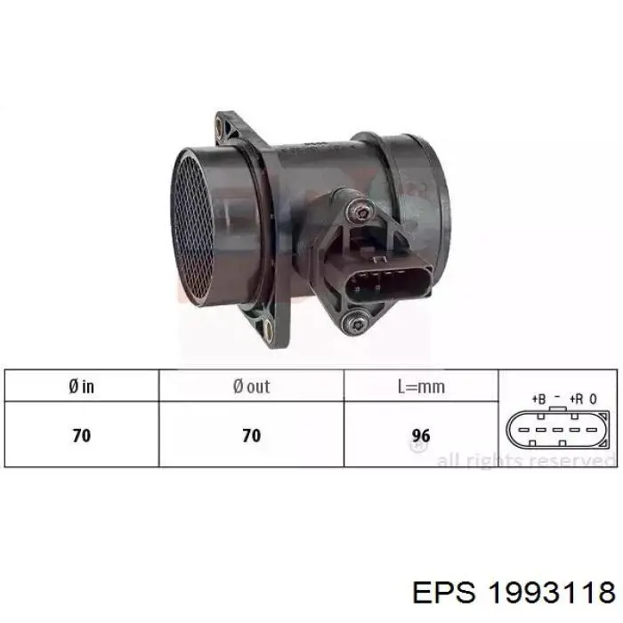 PS10149 Delphi sensor de presion del colector de admision