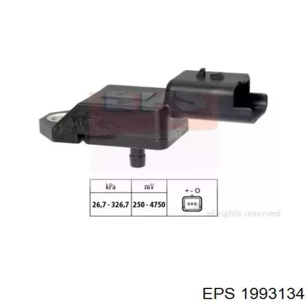 1.993.134 EPS sensor de presion del colector de admision