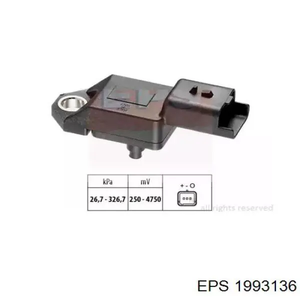 Sensor De Presion Del Colector De Admision Mitsubishi 1865A122