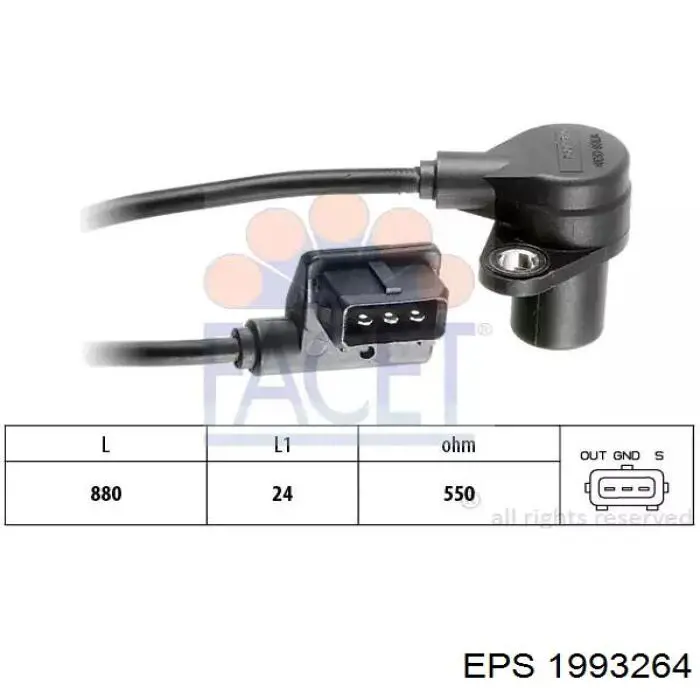 84315A2 Sidat Sensor de presion de escape