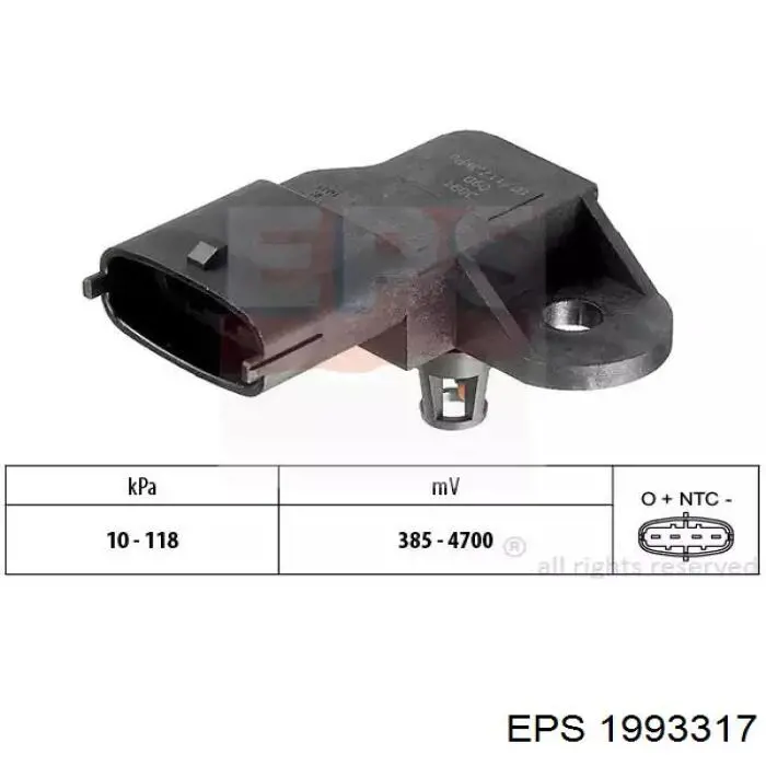 Comprar 22627AA430 Subaru Sensor de presión del colector de admisión