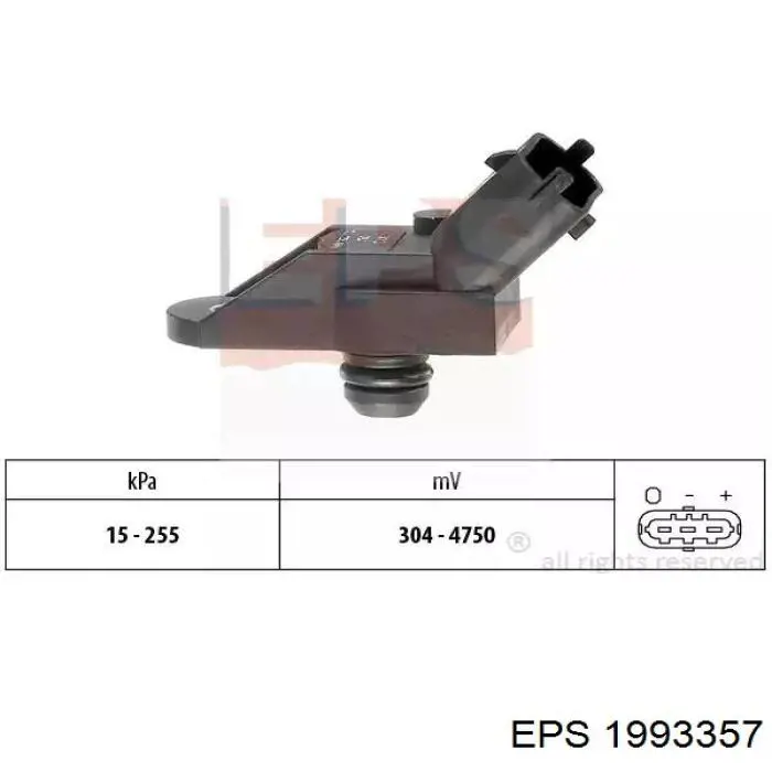 Sensor de presión de sobrealimentación Hans Pries (Topran) 601453 precio, desde 28,98 EUR