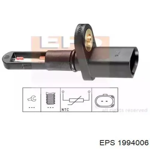 Comprar 1994006 EPS Sensor de temperatura del aire de admisión