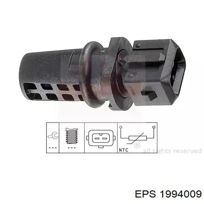 Sensor de temperatura del aire de admisión 1994009 EPS