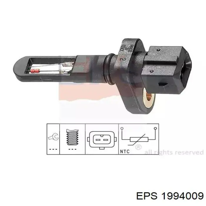 Sensor de temperatura de mezcla de aire EPS 1994009