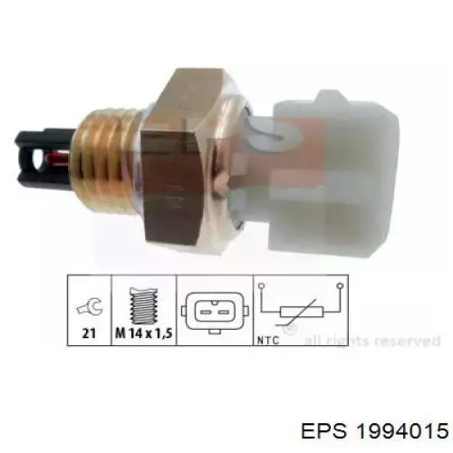 1994015 EPS sensor, temperatura del aire de admisión