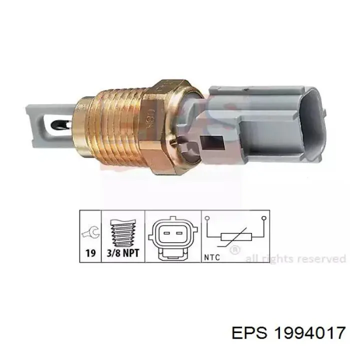 3477940 Ford Sensor de temperatura del aire de admisión