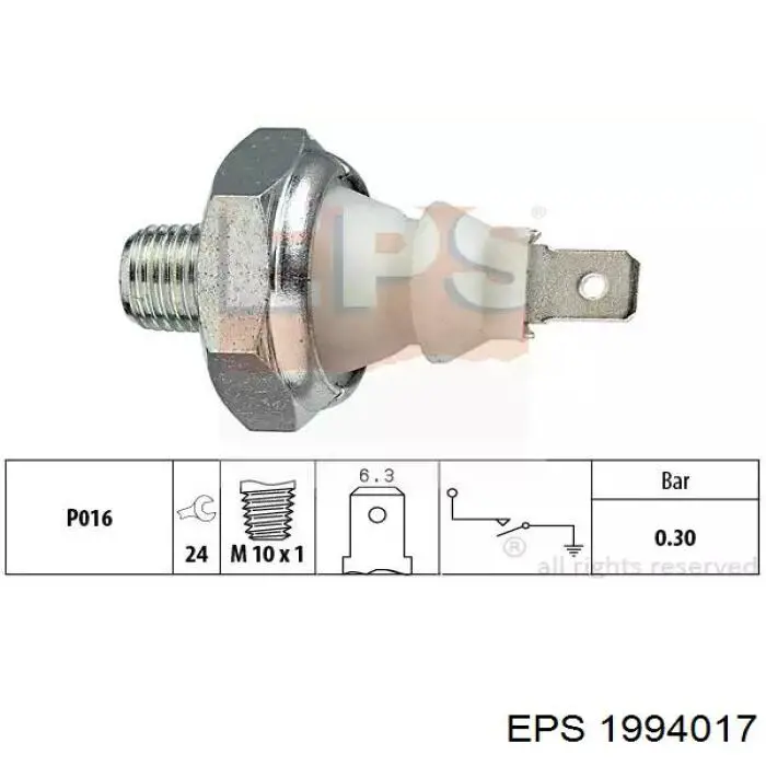 Sensor de temperatura del aire de admisión 3477940 Ford