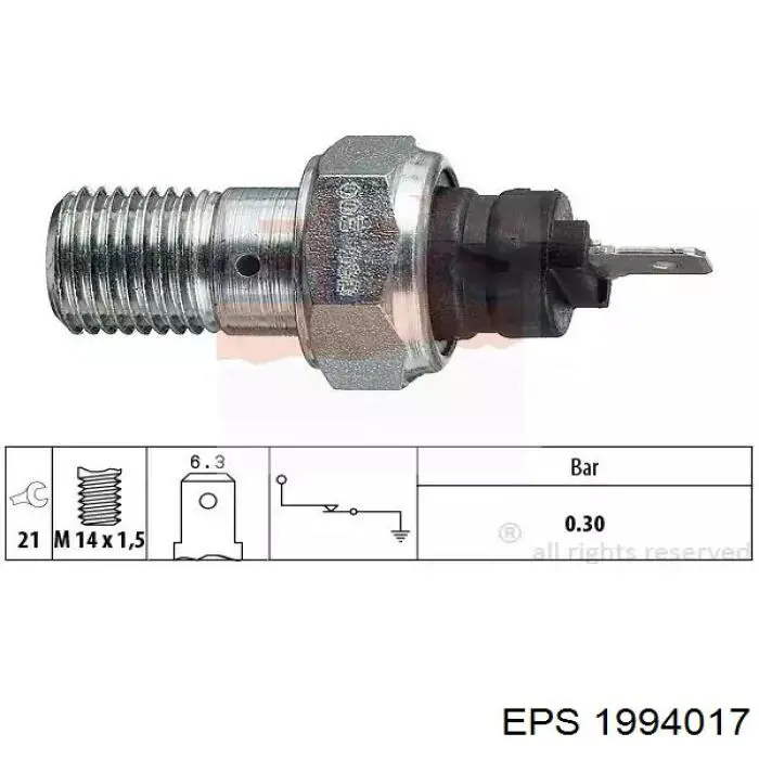 Sensor de temperatura de mezcla de aire Ford 3477940
