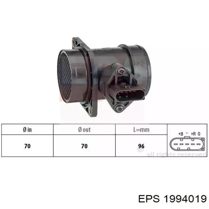 Sensor, temperatura del aire de admisión Hyundai Accent 1