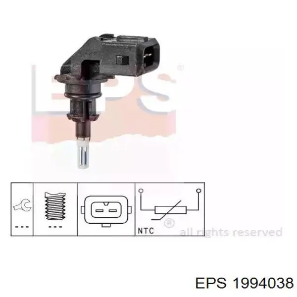 Sensor de temperatura del aire de admisión EPS 1994038 precio, desde 15,41 EUR