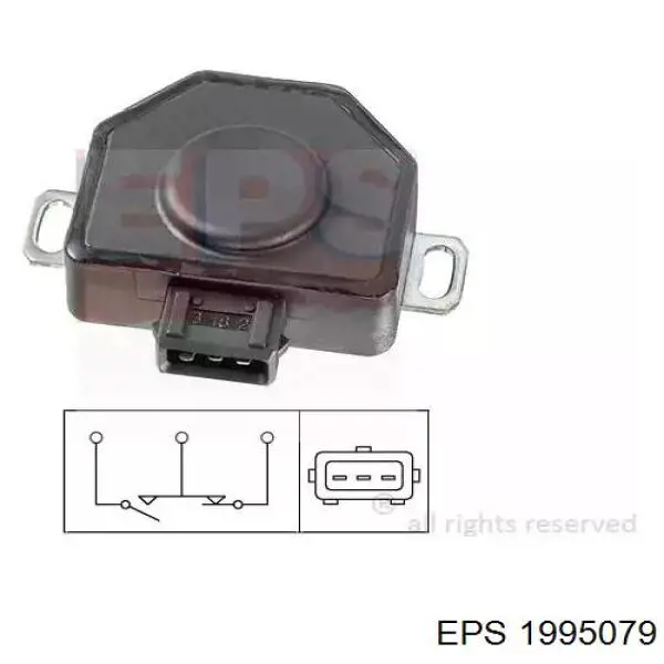 Sensor, posición mariposa EPS 1995079 precio, desde 49,64 EUR
