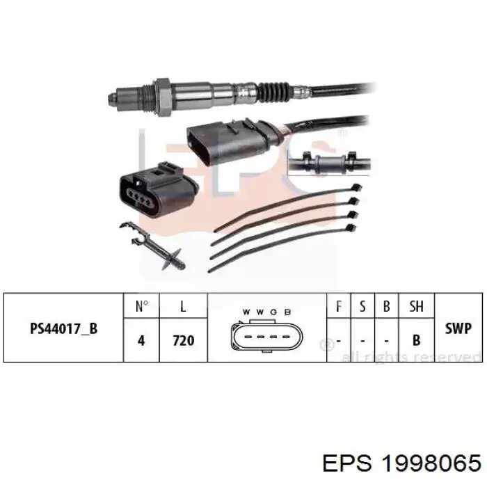 Sensor de oxígeno previo al catalizador 0855422 Opel