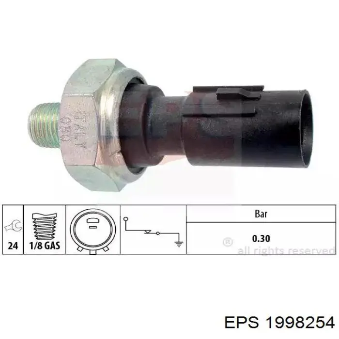 Sonda lambda de oxígeno posterior al catalizador 77688 FAE