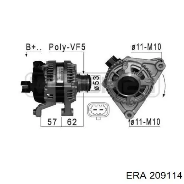 209114 ERA alternador