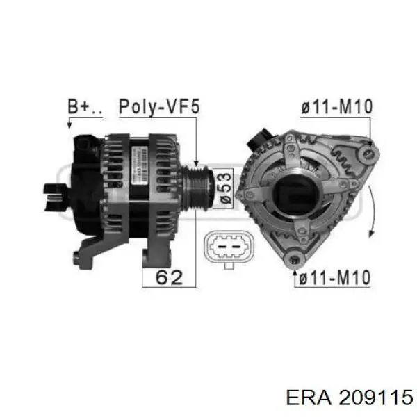 209115 ERA alternador