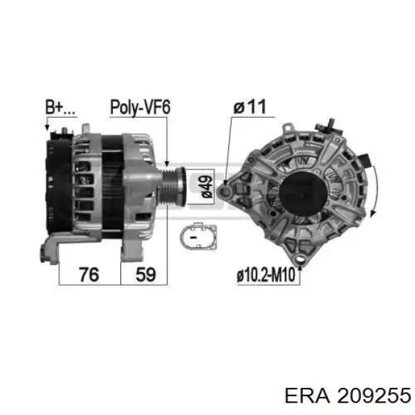 209255 ERA alternador