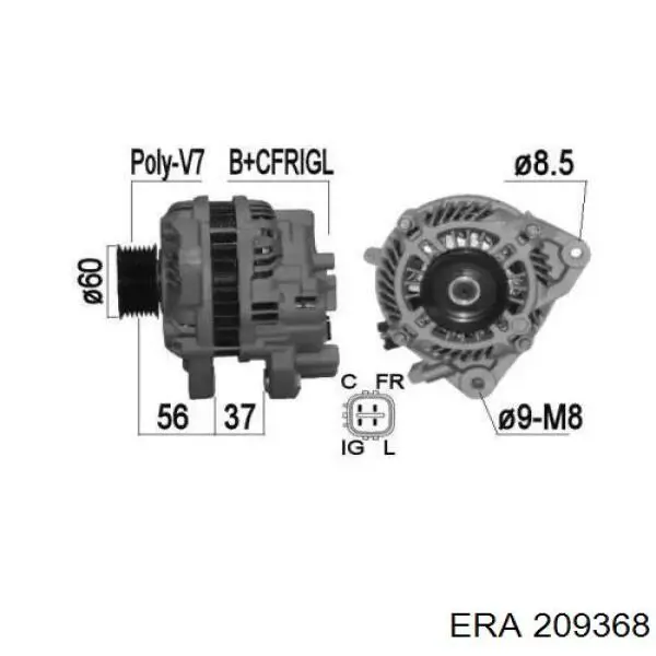 209368 ERA alternador