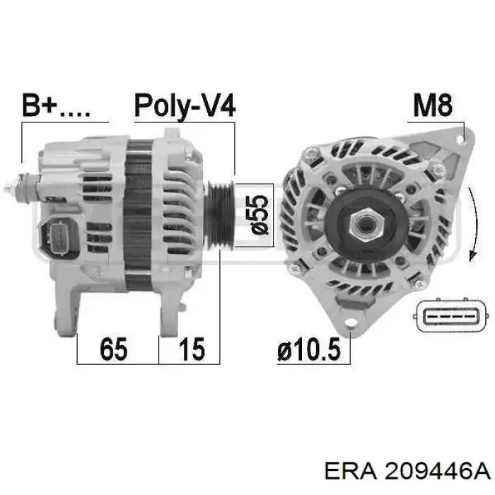 209446A ERA alternador