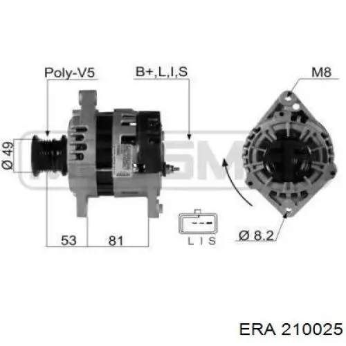 Alternador del motor ERA 210025 precio, desde 60,98 EUR
