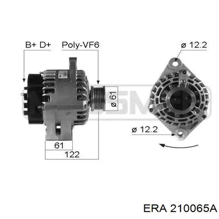 Alternador 210065A ERA