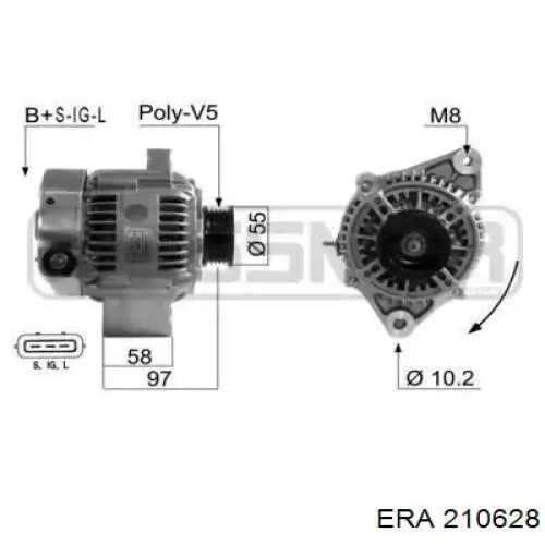 Alternador 210628 ERA