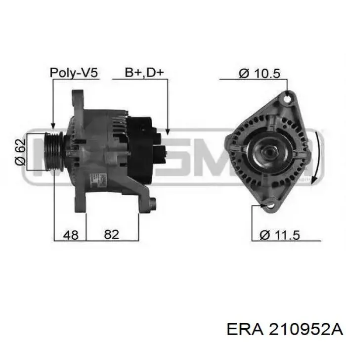 210952A ERA alternador