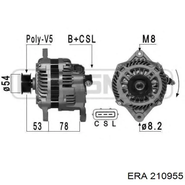 Alternador del motor ERA 210955 precio, desde 75,50 EUR