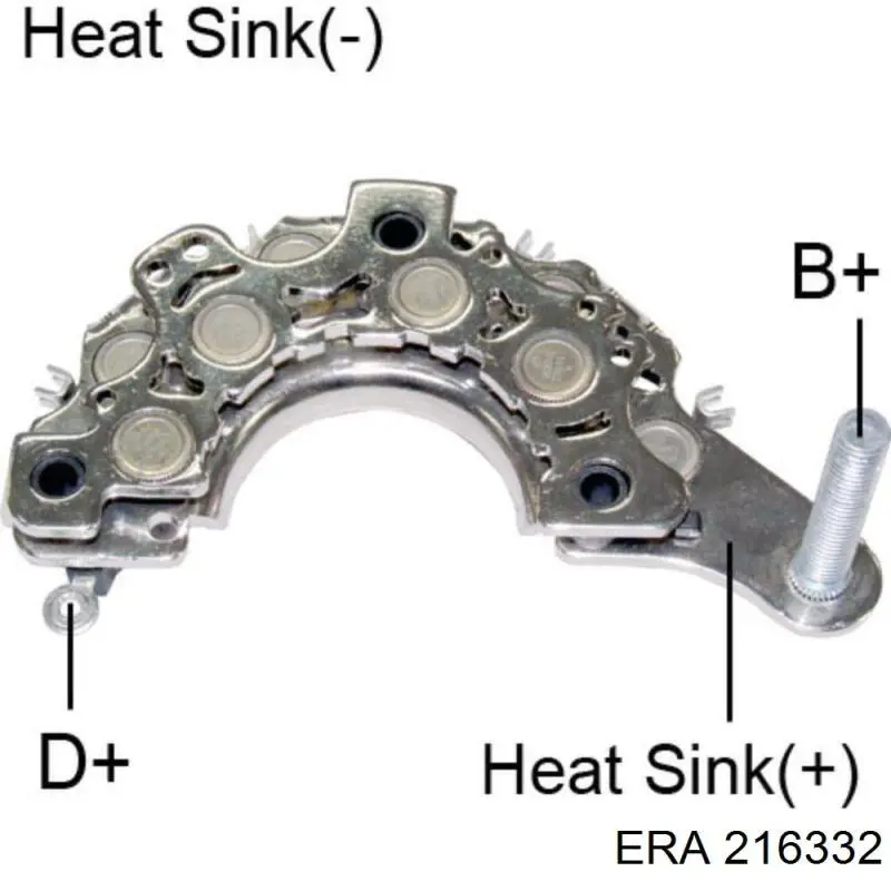 216332 ERA alternador diodo puente rectificador