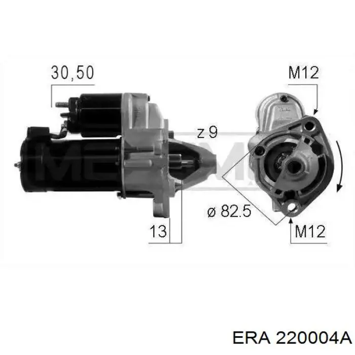 Burro de arranque  ERA 220004A precio, desde 47,64 EUR