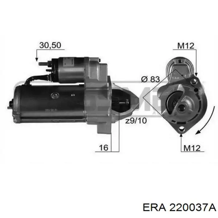 Burro de arranque  ERA 220037A precio, desde 103,59 EUR