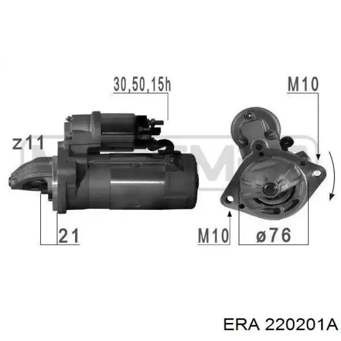 Burro de arranque  ERA 220201A precio, desde 65,34 EUR
